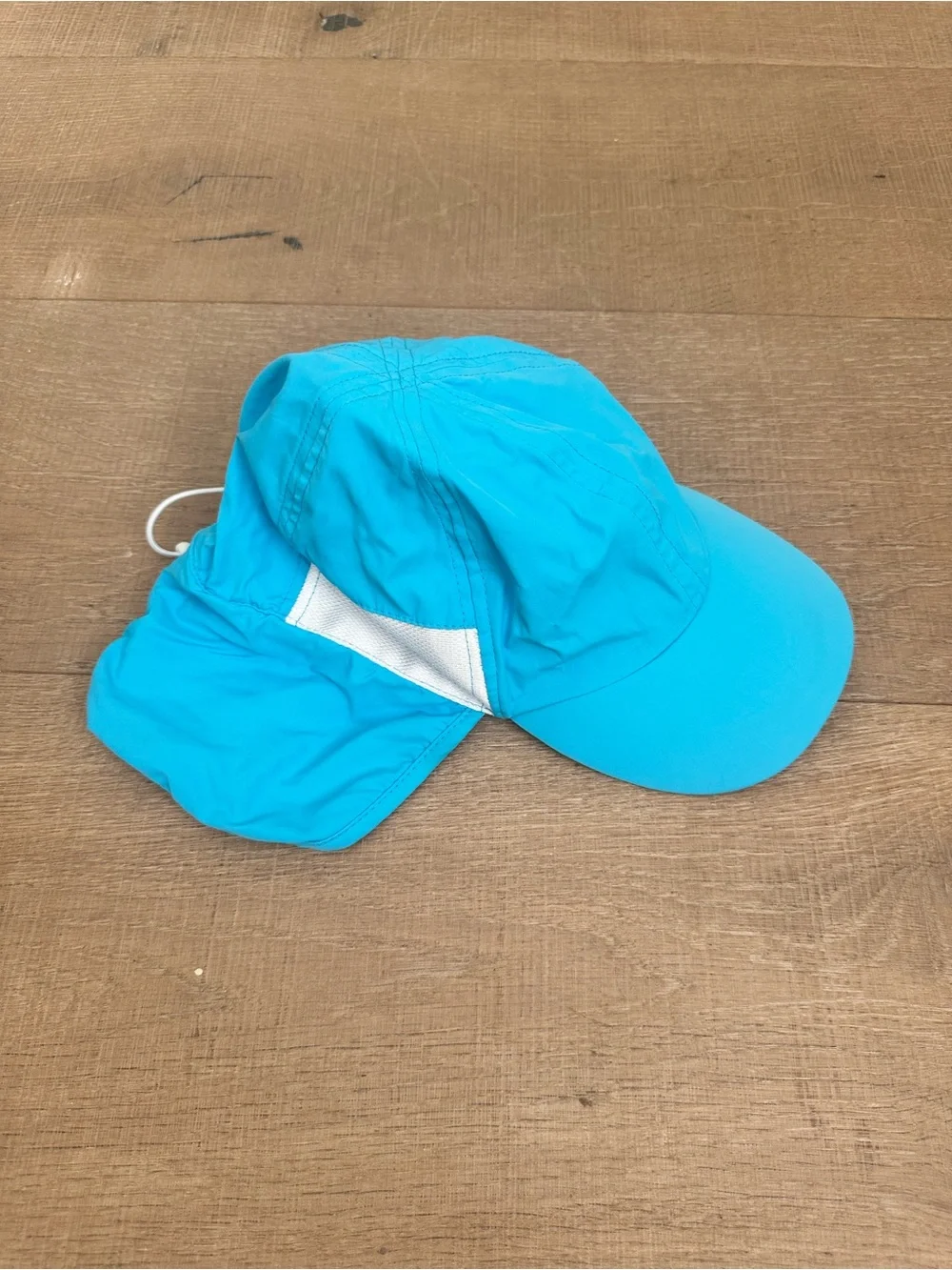 Kids Sun Protection Cap - Bright Turquoise